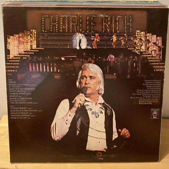 Charlie Rich – My Elusive Dreams Vinyl 33rpm VG+ AJ29 - Picture 2 of 2